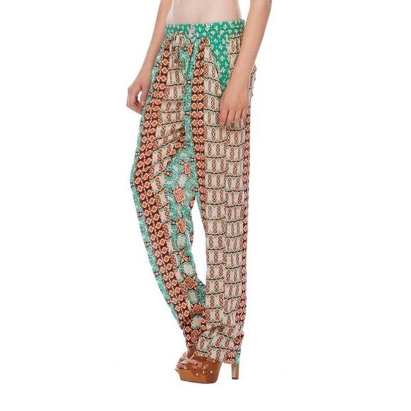Gypsy 05 “Lima” Mandarin Print Global Village Pants - Picture 2 of 9